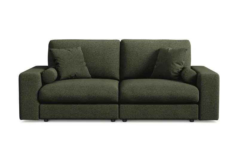 Arken Lyx 3-sits Djup Soffa i Tyg - Grön - Products - Möbler - Soffa - 3 sits soffa