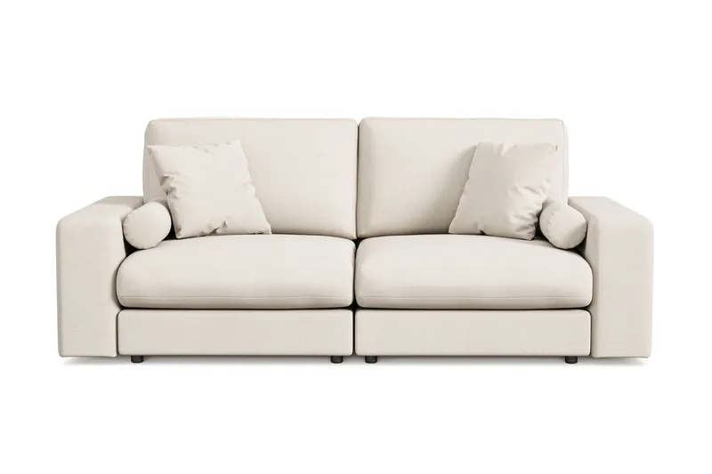 Arken Lyx 3-sits Djup Soffa i Tyg - Ljusbeige - Products - Möbler - Soffa - 3 sits soffa
