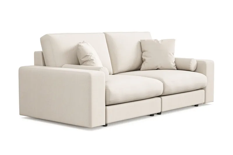 Arken Lyx 3-sits Djup Soffa i Tyg - Ljusbeige - Products - Möbler - Soffa - 3 sits soffa