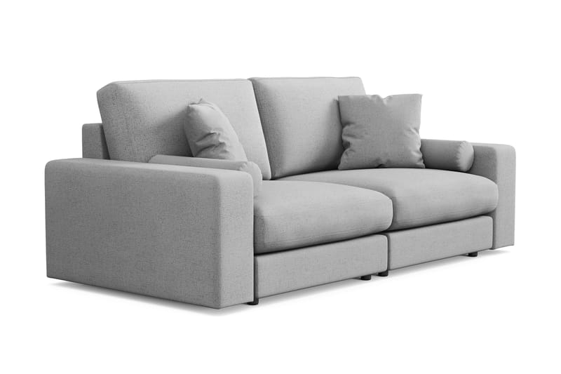Arken Lyx 3-sits Djup Soffa i Tyg - Ljusgrå - Products - Möbler - Soffa - 3 sits soffa