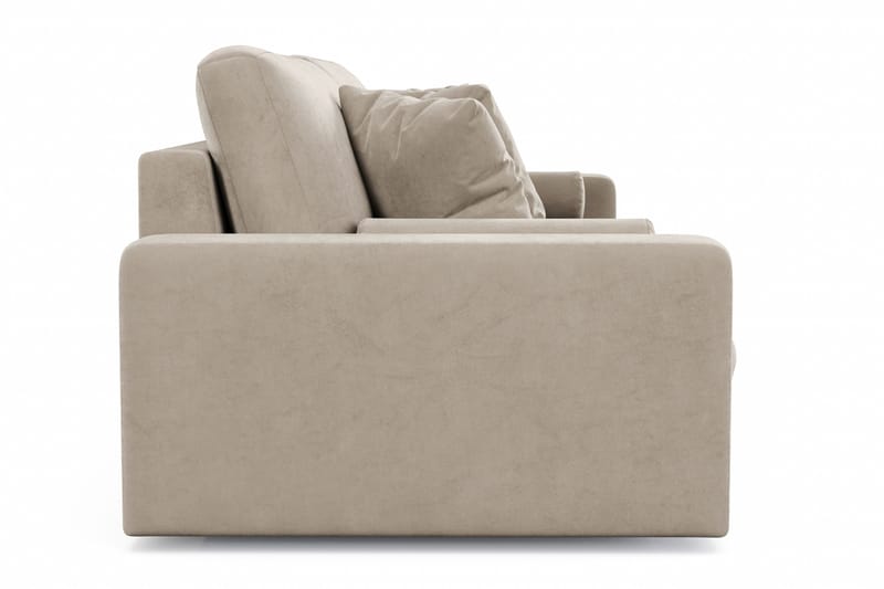 Arken Lyx 4-sits Djup Sammetssoffa - Beige - Products - Möbler - Soffa - Sammetssoffa
