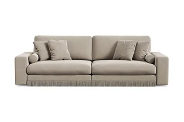 Arken Lyx 4-sits Djup Sammetssoffa