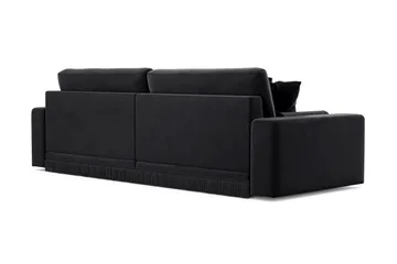 Arken Lyx 4-sits Djup Sammetssoffa - Svart - Products - Möbler - Soffa - Sammetssoffa
