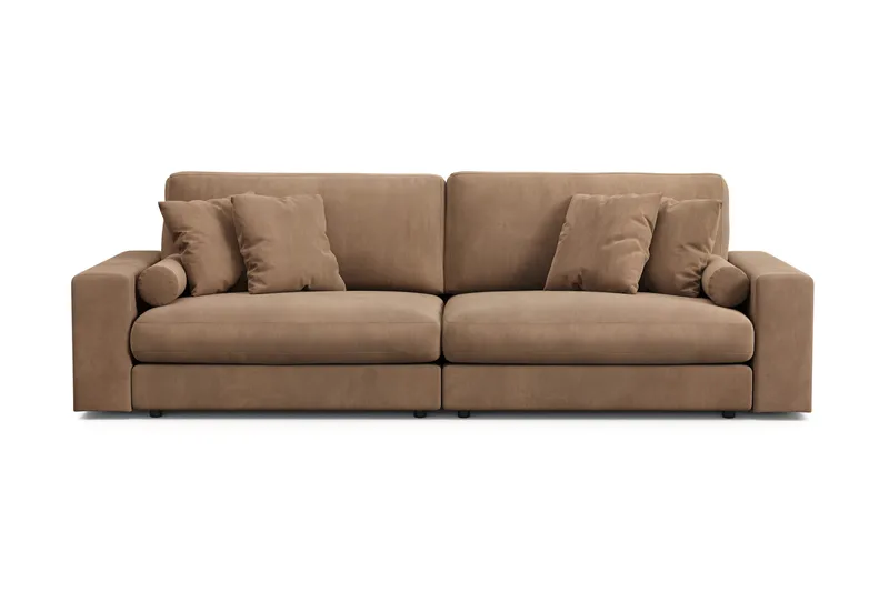 Arken Lyx 4-sits Djup Soffa i Manchester - Brun - Products - Möbler - Soffa - 4 sits soffa
