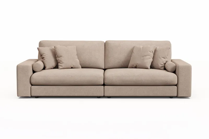 Arken Lyx 4-sits Djup Soffa i Tyg - Beige - Products - Möbler - Soffa - 4 sits soffa