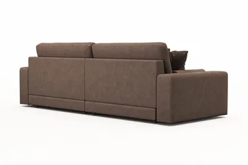 Arken Lyx 4-sits Djup Soffa i Tyg - Brun - Products - Möbler - Soffa - 4 sits soffa