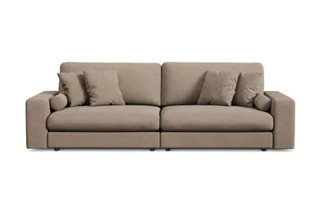 Arken Lyx 4-sits Djup Soffa i Tyg - Brun - Products - Möbler - Soffa - 4 sits soffa