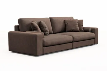 Arken Lyx 4-sits Djup Soffa i Tyg - Brun - Products - Möbler - Soffa - 4 sits soffa