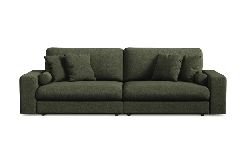 Arken Lyx 4-sits Djup Soffa i Tyg - Grön - Products - Möbler - Soffa - 4 sits soffa