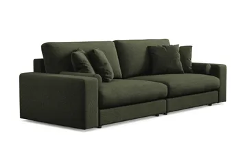 Arken Lyx 4-sits Djup Soffa i Tyg - Grön - Products - Möbler - Soffa - 4 sits soffa