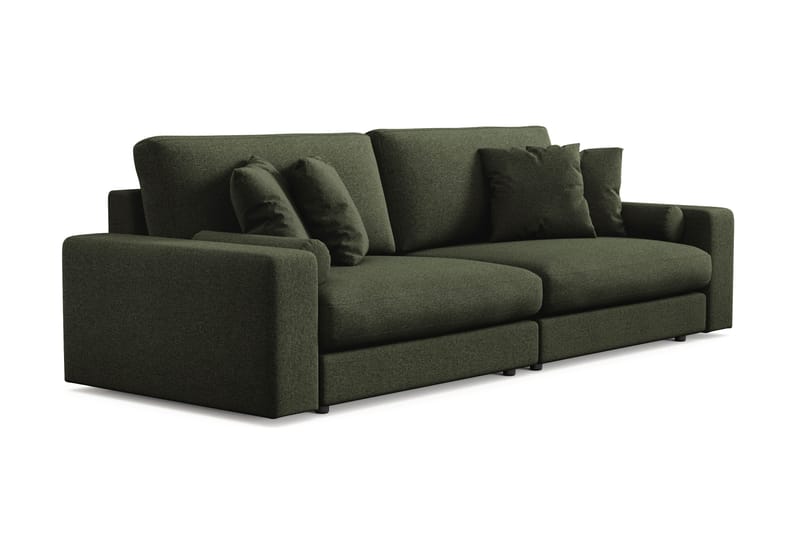 Arken Lyx 4-sits Djup Soffa i Tyg - Grön - Products - Möbler - Soffa - 4 sits soffa