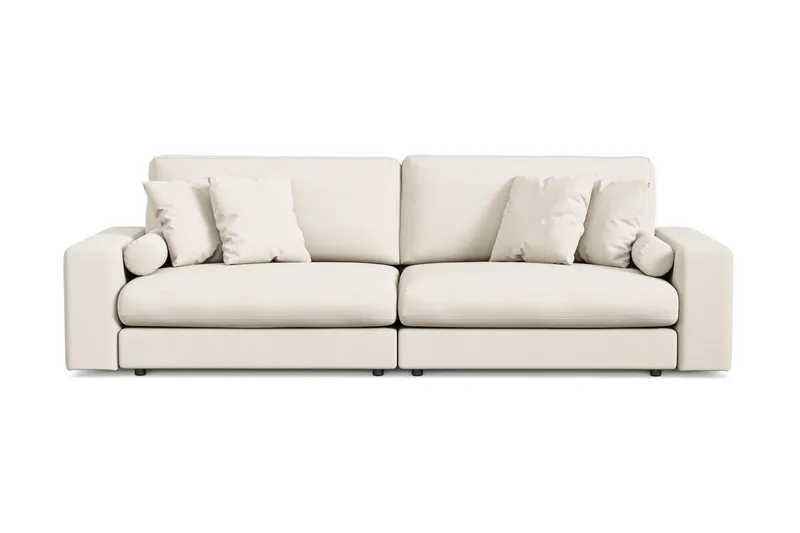 Arken Lyx 4-sits Djup Soffa i Tyg - Ljusbeige - Products - Möbler - Soffa - 4 sits soffa