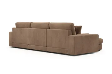Arken Lyx 5-sits Vändbar L-formad Djup Divansoffa i Manchester - Brun - Products - Möbler - Soffa - Divansoffa & schäslongsoffa