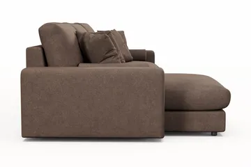 Arken Lyx 5-sits Vändbar L-formad Djup Divansoffa i Tyg - Brun - Products - Möbler - Soffa - Divansoffa & schäslongsoffa