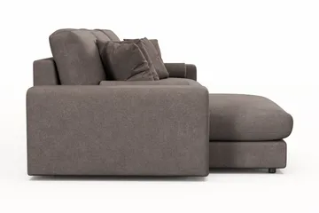 Arken Lyx 5-sits Vändbar L-formad Djup Divansoffa i Tyg - Brun - Products - Möbler - Soffa - Divansoffa & schäslongsoffa