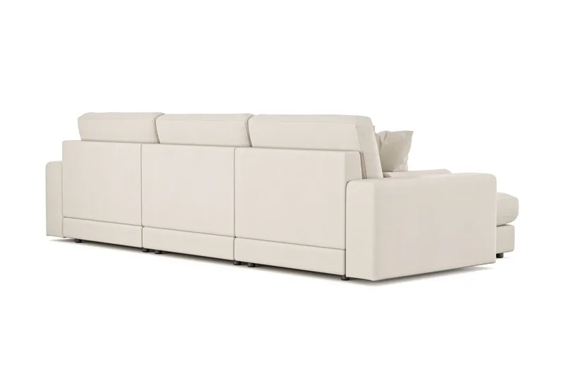 Arken Lyx 5-sits Vändbar L-formad Djup Divansoffa i Tyg - Ljusbeige - Products - Möbler - Soffa - Divansoffa & schäslongsoffa