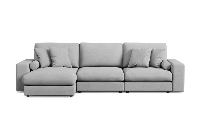 Arken Lyx 5-sits Vändbar L-formad Djup Divansoffa i Tyg - Ljusgrå - Products - Möbler - Soffa - Divansoffa & schäslongsoffa