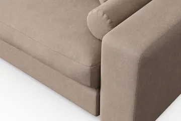 Arken Lyx 6-sits Vändbar L-formad Djup Divansoffa i Tyg - Beige - Products - Möbler - Soffa - Divansoffa & schäslongsoffa