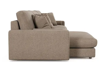 Arken Lyx 6-sits Vändbar L-formad Djup Divansoffa i Tyg - Brun - Products - Möbler - Soffa - Divansoffa & schäslongsoffa