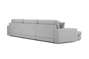 Arken Lyx 6-sits Vändbar L-formad Djup Divansoffa i Tyg - Ljusgrå - Products - Möbler - Soffa - Divansoffa & schäslongsoffa