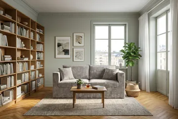 Travstad 3-sits Bäddsoffa i Chenille frammåtbäddad - Grå - Products - Möbler - Soffa - Bäddsoffa - 3 sits bäddsoffa
