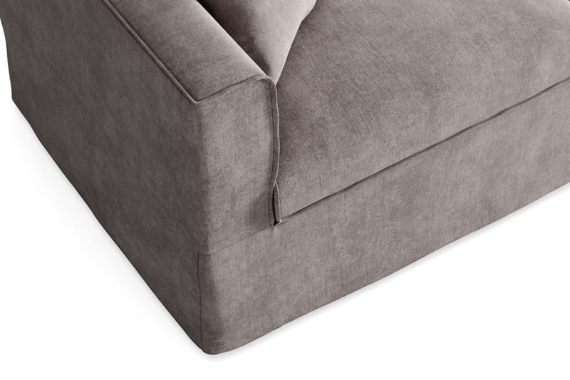 Travstad 3-sits Bäddsoffa med HVILA Bäddmadrass 140x200 cm Latex med Tvättbar klädsel - Grå - Products - Möbler - Soffa - Bäddsoffa - 3 sits bäddsoffa