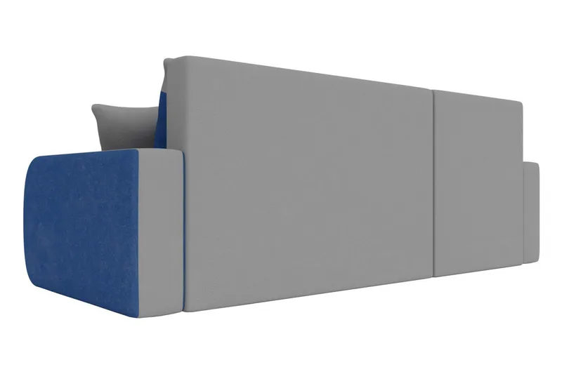 Alvared 3-sits Hörnbäddsoffa Universal - Blå/Vit - Products - Möbler - Soffa - Bäddsoffa - Bäddsoffa längsbäddad