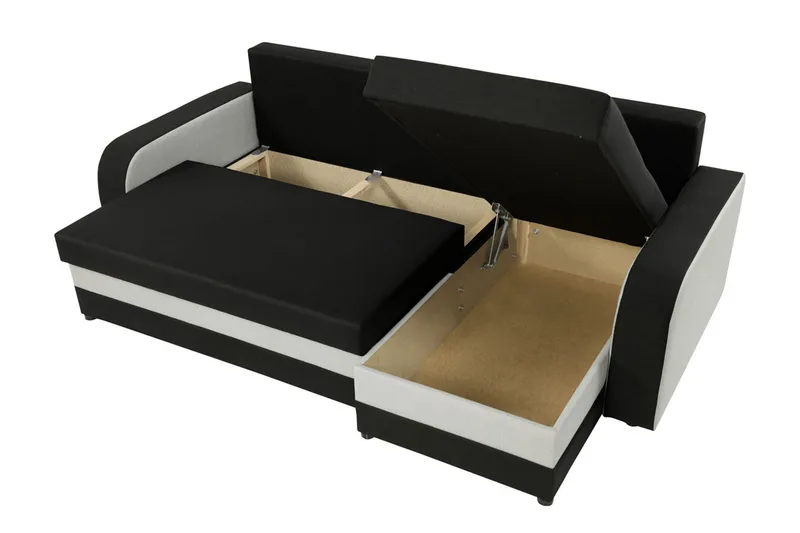 Alvared 3-sits Hörnbäddsoffa Universal - Grön - Products - Möbler - Soffa - Bäddsoffa - Bäddsoffa divan
