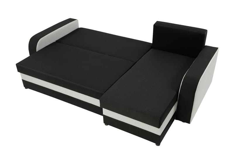 Alvared 3-sits Hörnbäddsoffa Universal - Röd/Svart - Products - Möbler - Soffa - Bäddsoffa - Bäddsoffa divan