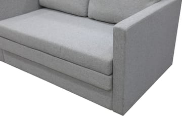 Bäddsoffa 2-sits grå - Grå - Products - Möbler - Soffa - Bäddsoffa - Framåtbäddad bäddsoffa
