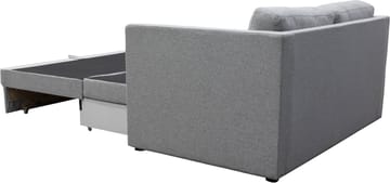 Bäddsoffa 2-sits grå - Grå - Products - Möbler - Soffa - Bäddsoffa - Framåtbäddad bäddsoffa