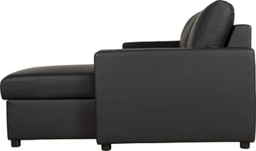 Bäddsoffa 218 cm PU-läder svart - Dream - svart - Products - Möbler - Soffa - Bäddsoffa - Bäddsoffa divan