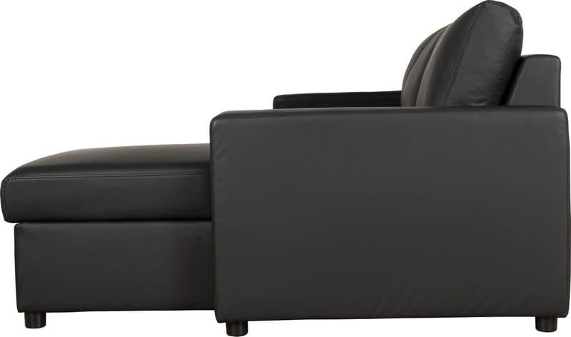 Bäddsoffa 218 cm PU-läder svart - Dream - svart - Products - Möbler - Soffa - Bäddsoffa - Bäddsoffa divan