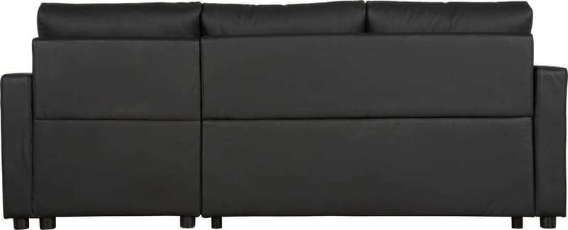 Bäddsoffa 218 cm PU-läder svart - Dream - svart - Products - Möbler - Soffa - Bäddsoffa - Bäddsoffa divan