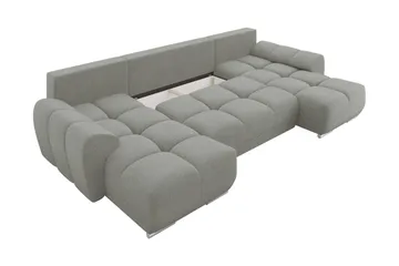 Simerly Bäddsoffa Dubbeldivan 4-sits - Beige - Products - Möbler - Soffa - Bäddsoffa - Bäddsoffa divan