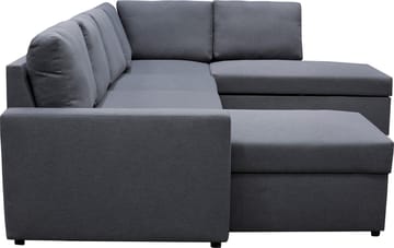 Bäddsoffa Dream U-form - Mörkgrå - Products - Möbler - Soffa - Bäddsoffa - U bäddsoffa