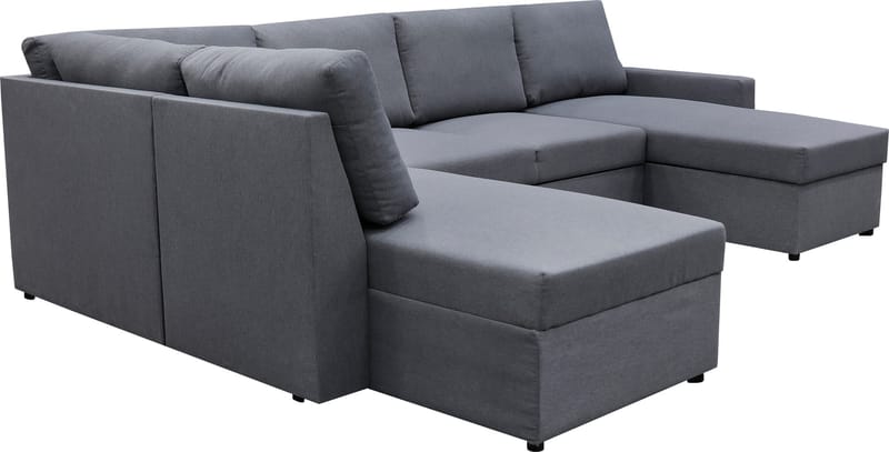 Bäddsoffa Dream U-form - Mörkgrå - Products - Möbler - Soffa - Bäddsoffa - U bäddsoffa