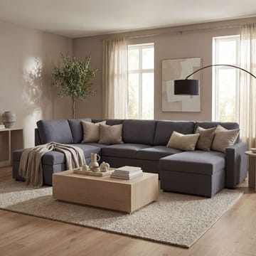 Bäddsoffa Dream U-form - Mörkgrå - Products - Möbler - Soffa - Bäddsoffa - U bäddsoffa