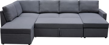 Bäddsoffa Dream U-form - Mörkgrå - Products - Möbler - Soffa - Bäddsoffa - U bäddsoffa
