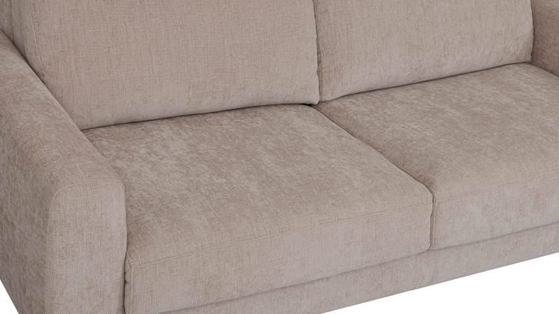 Bäddsoffa framåt bäddad beige - Hoven - Beige - Products - Möbler - Soffa - Bäddsoffa - Framåtbäddad bäddsoffa