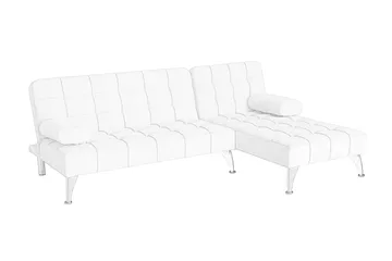 Bäddsoffa med divan brun sammet 198 cm - brun - Products - Möbler - Soffa - Bäddsoffa - Bäddsoffa divan