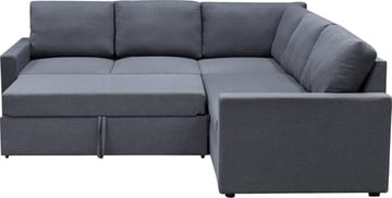 Bäddsoffa med förvaring - Grå - Hörnsoffa - Mörkgrå - Products - Möbler - Soffa - Bäddsoffa - Hörnbäddsoffa