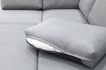 Bäddsoffa med förvaring - Grå - Products - Möbler - Soffa - Bäddsoffa - Hörnbäddsoffa