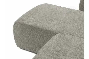 Barile Bäddsoffa med Divan 3-sits i Plysch - Vit - Products - Möbler - Soffa - Bäddsoffa - Bäddsoffa divan
