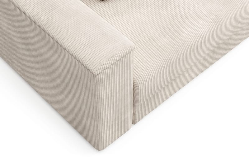 Bergen Extra djup 3-sits Bäddsoffa med Bäddmadrass i Latex och Tvättbar klädsel - Beige - Products - Möbler - Soffa - Bäddsoffa - 3 sits bäddsoffa