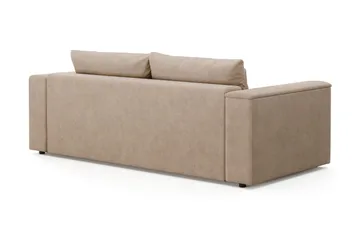 Bergen Extra Djup 3-sits Bäddsoffa med förvaring - Beige - Products - Möbler - Soffa - Bäddsoffa - 3 sits bäddsoffa