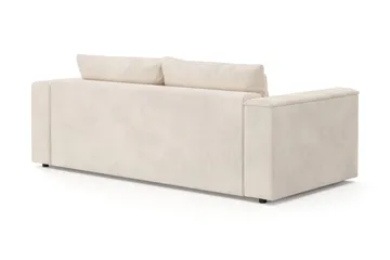 Bergen Extra Djup 3-sits Bäddsoffa med förvaring i manchester - Beige - Products - Möbler - Soffa - Bäddsoffa - 3 sits bäddsoffa