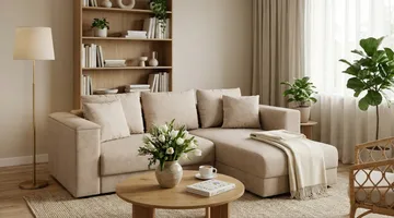 Bergen Extra Djup 3-sits Bäddsoffa med vändbar divan och förvaring - Beige - Products - Möbler - Soffa - Bäddsoffa - Bäddsoffa divan