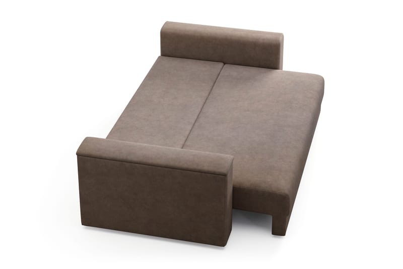 Bergen Extra djup Framåtbäddad 3-sits Bäddsoffa med Bäddmadrass i Polyesterskum Vändbar Sommar- & Vintersida och Tvättbar klädsel - Beige Tyg - Products - Möbler - Soffa - Bäddsoffa - 3 sits bäddsoffa