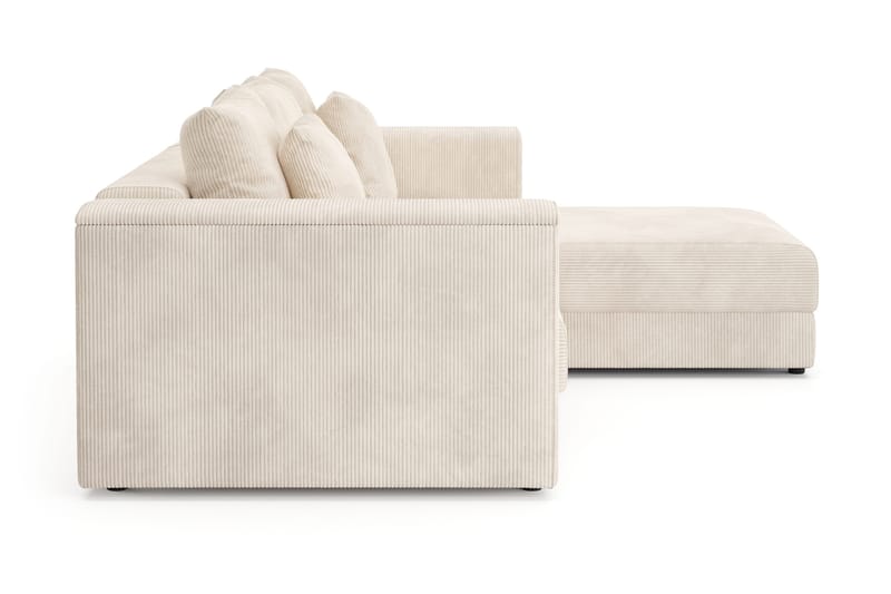 Bergen Extra Djup Framåtbäddad 3-sits Bäddsoffa med vändbar divan och förvaring i manchester - Beige - Products - Möbler - Soffa - Bäddsoffa - Bäddsoffa divan
